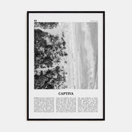 Captiva Travel B&W No 1 Poster