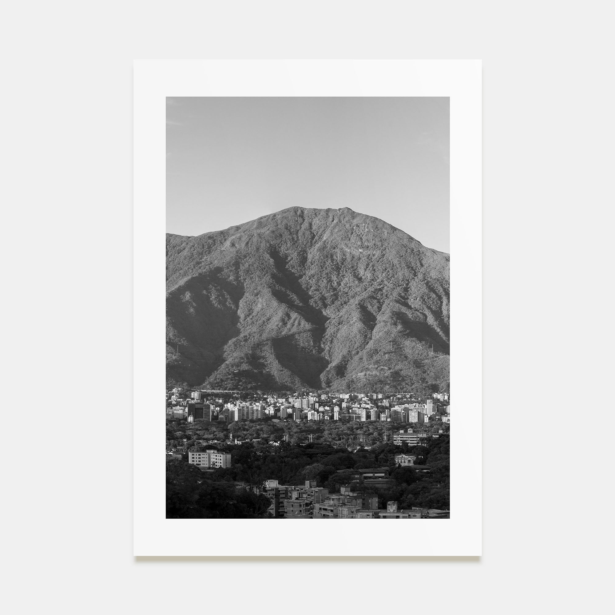 Caracas Photo B&W Poster