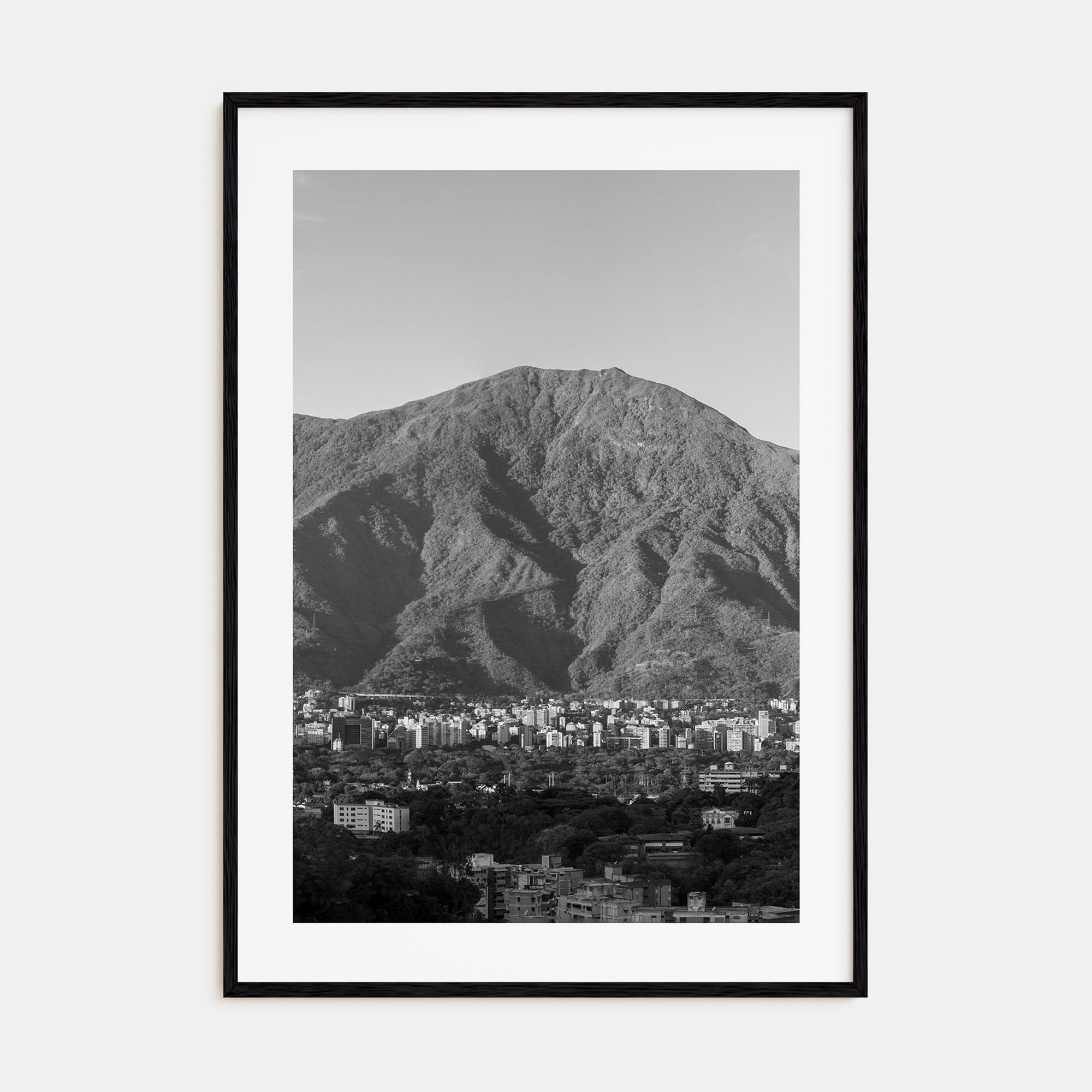Caracas Photo B&W Poster