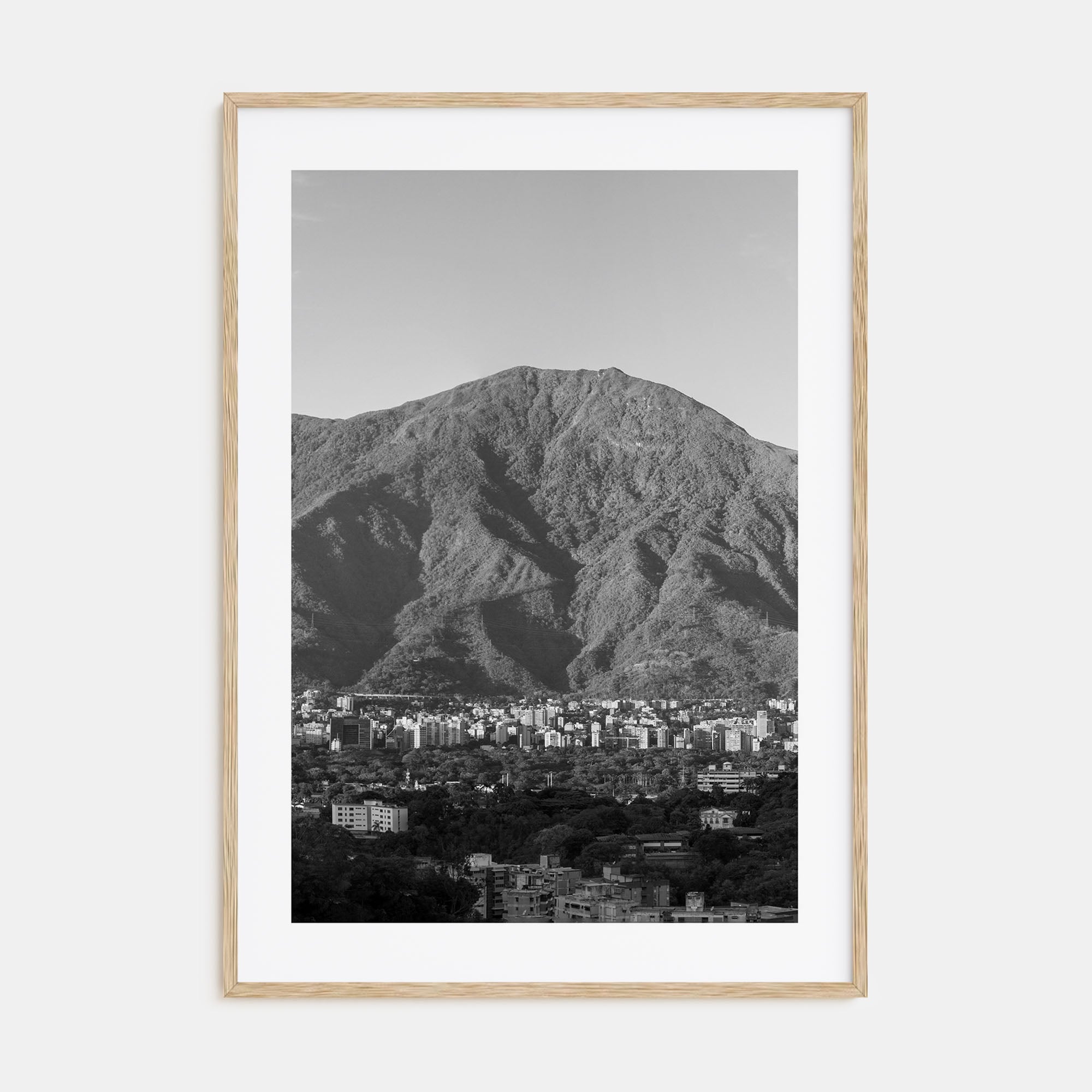 Caracas Photo B&W Poster