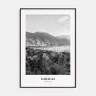 Caracas Portrait B&W No 1 Poster