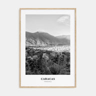 Caracas Portrait B&W No 1 Poster