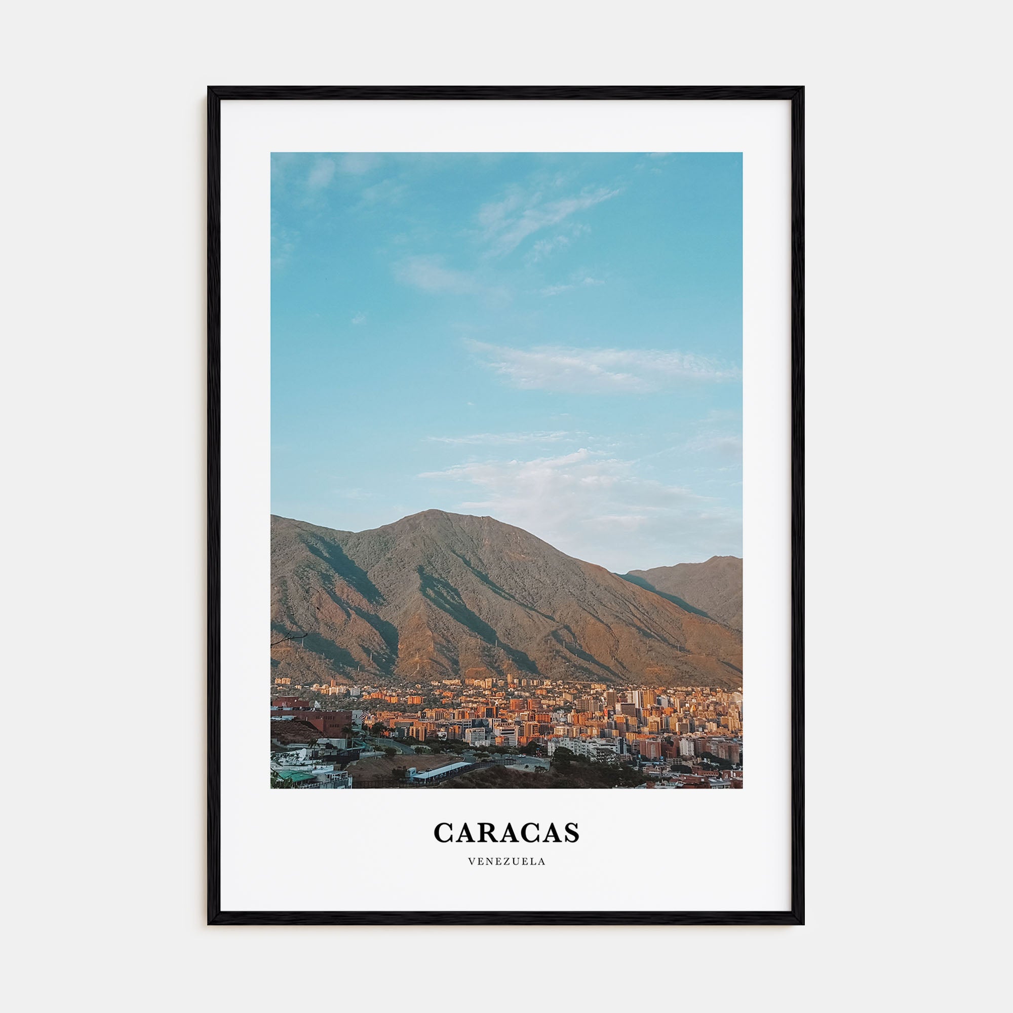 Caracas Portrait Color No 1 Poster