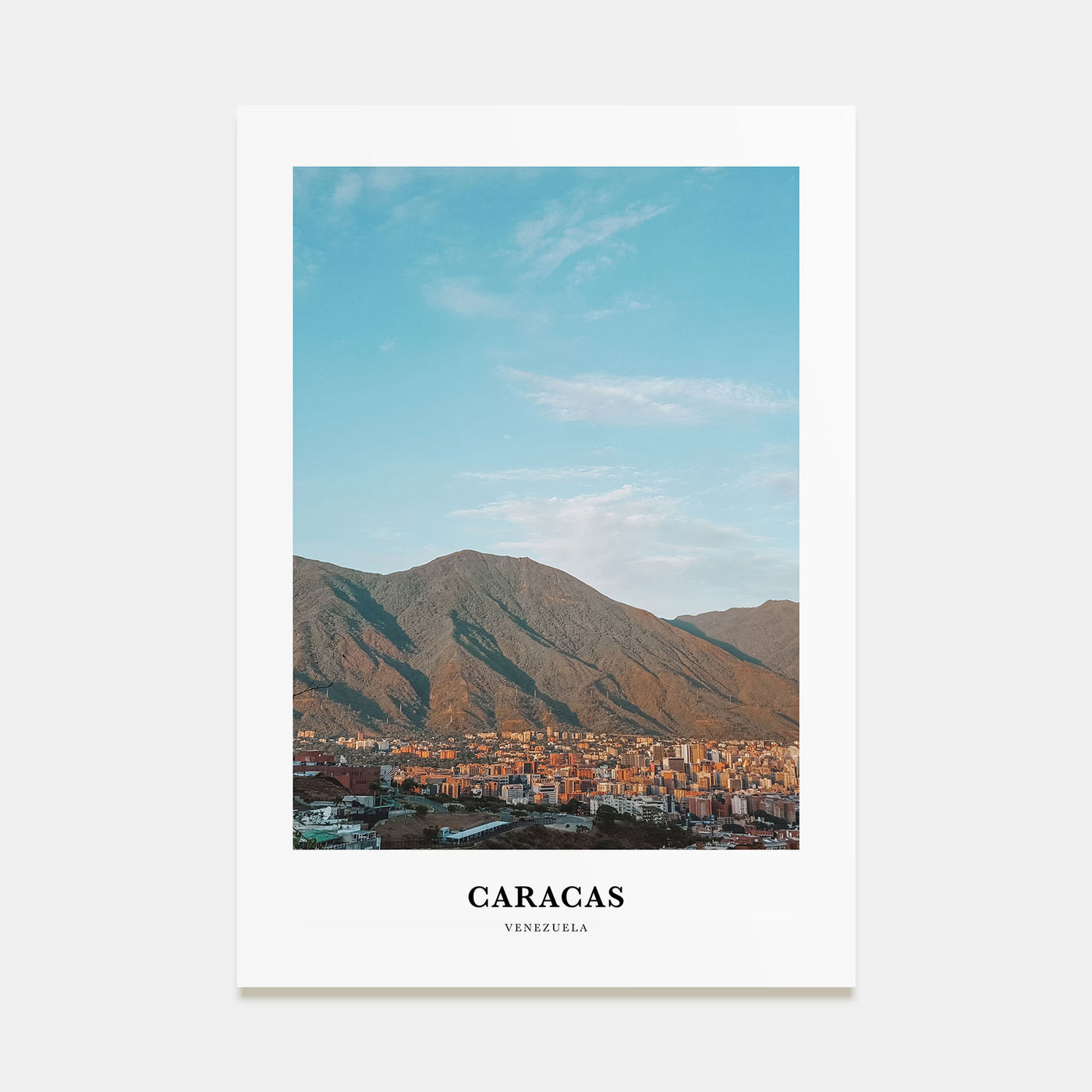 Caracas Portrait Color No 1 Poster