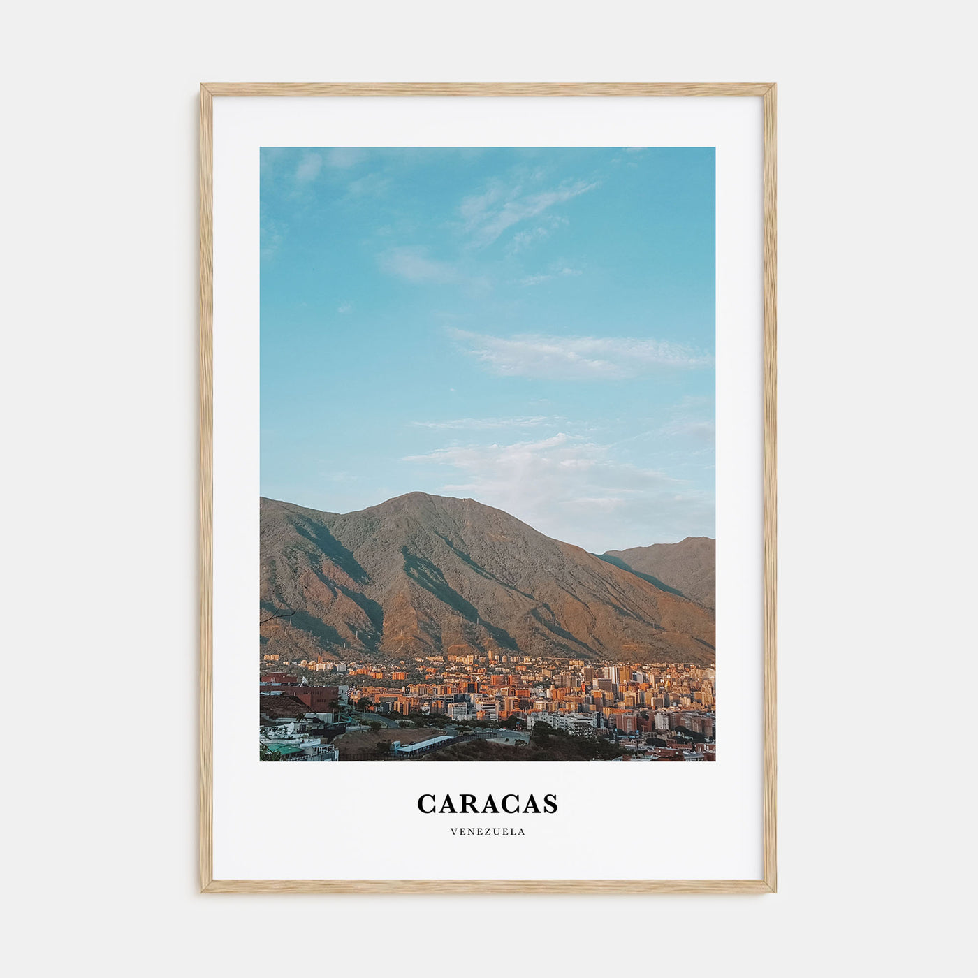 Caracas Portrait Color No 1 Poster