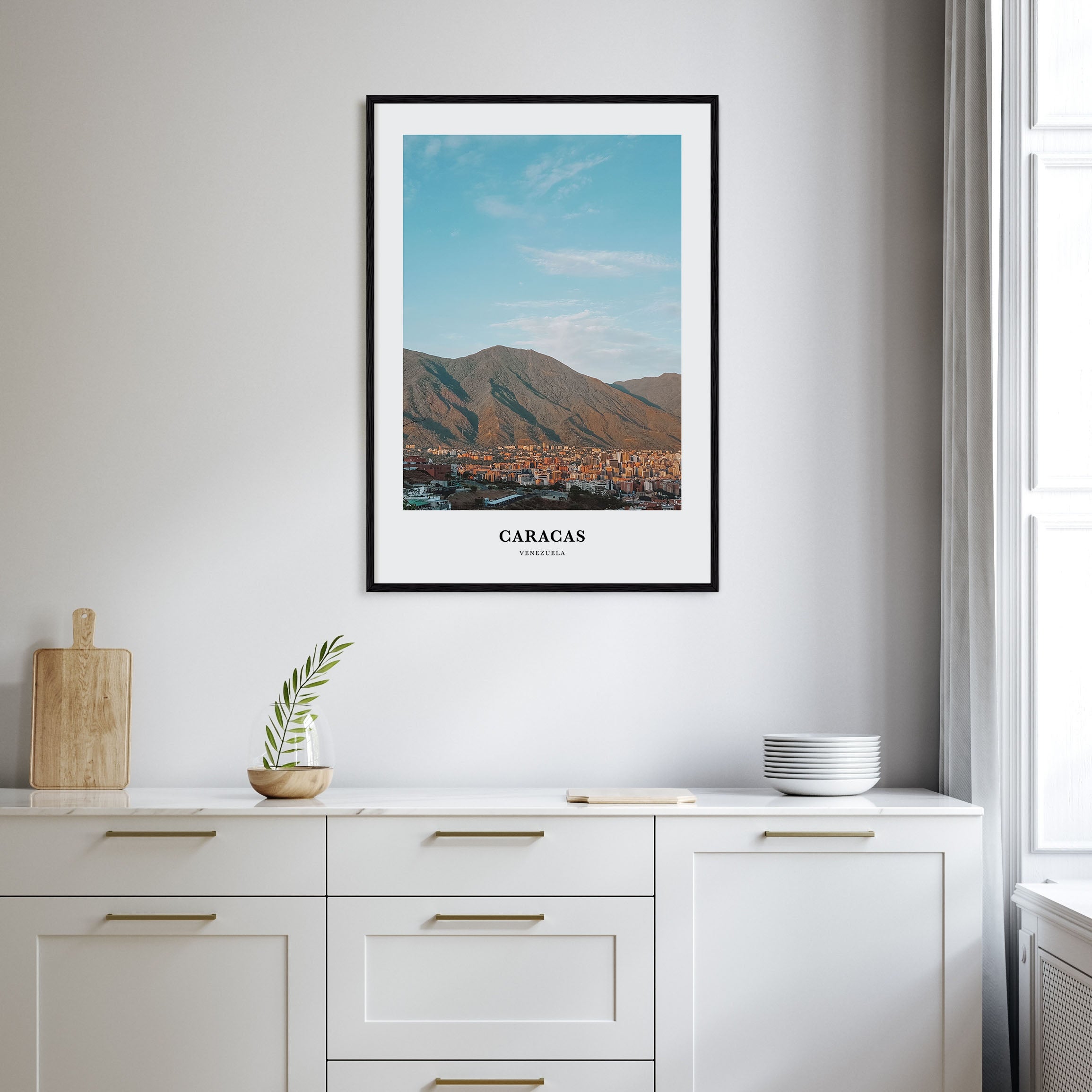 Caracas Portrait Color No 1 Poster