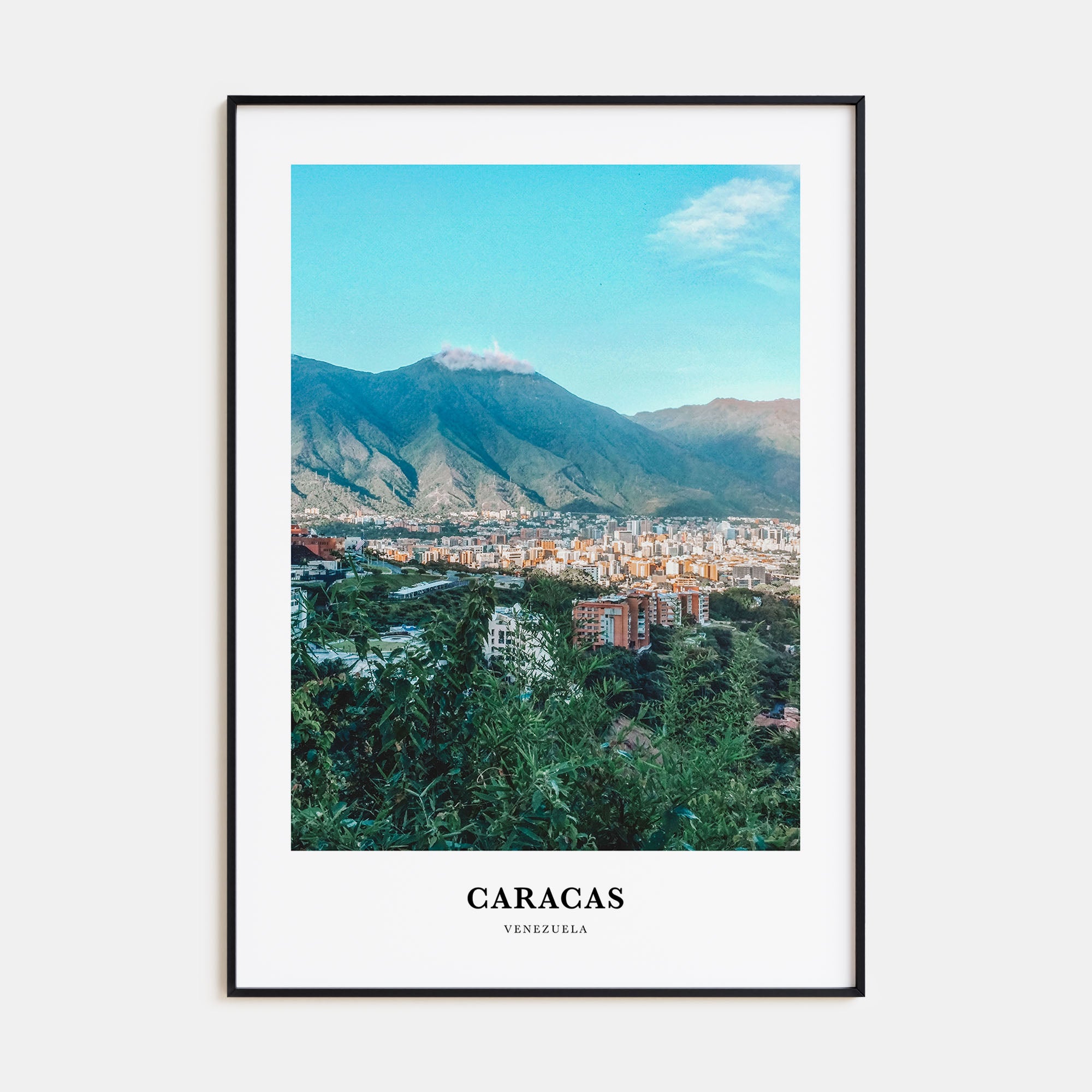 Caracas Portrait Color No 2 Poster