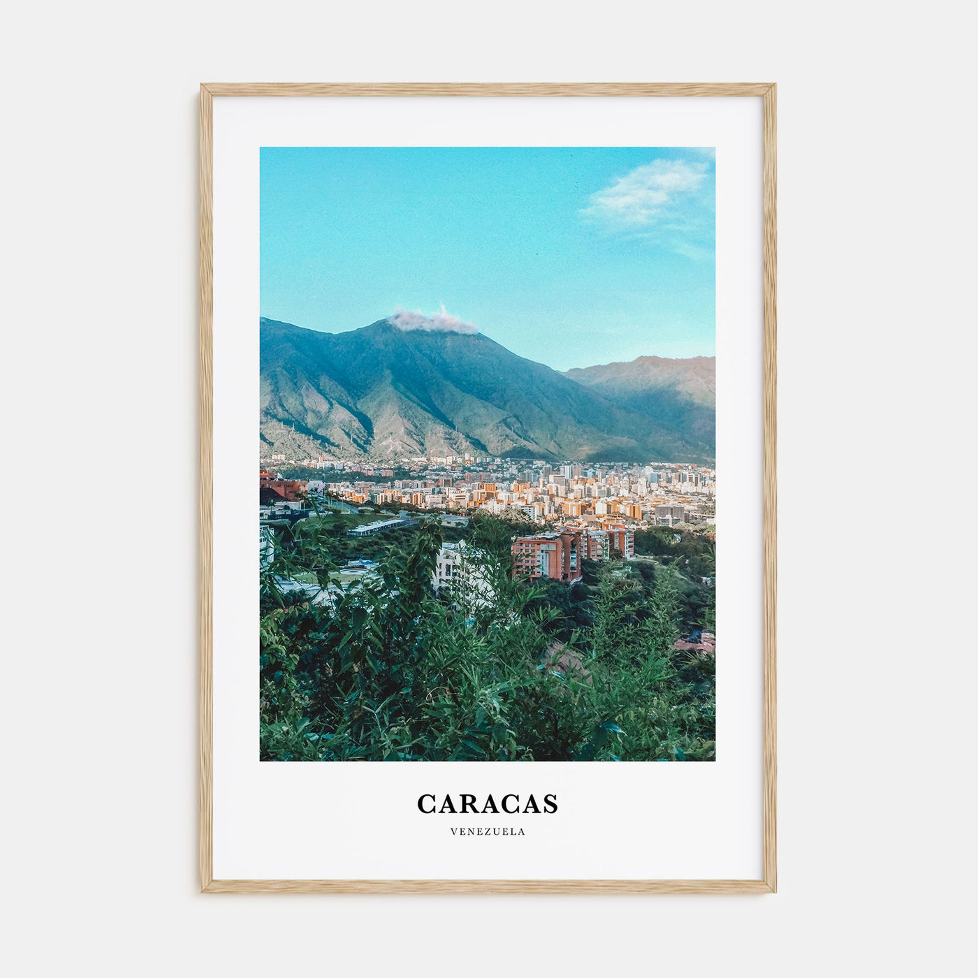 Caracas Portrait Color No 2 Poster