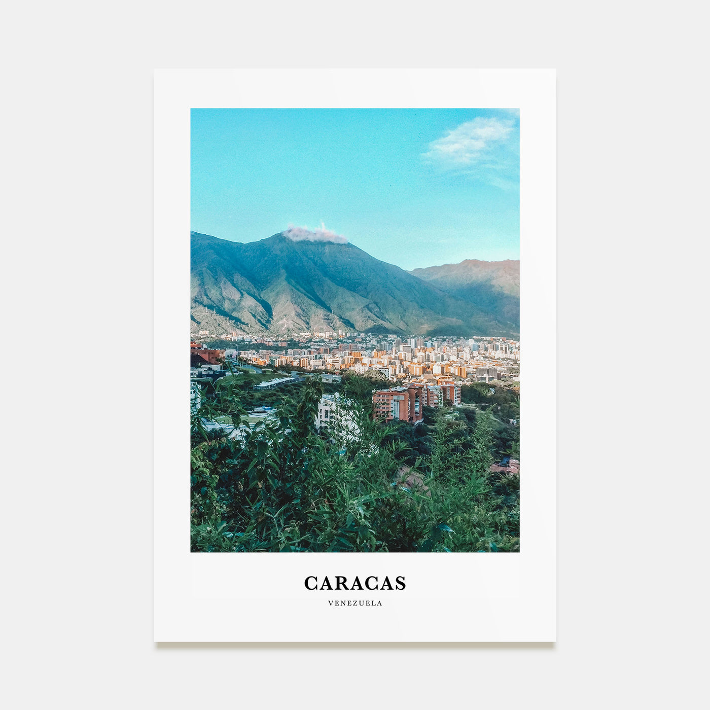 Caracas Portrait Color No 2 Poster