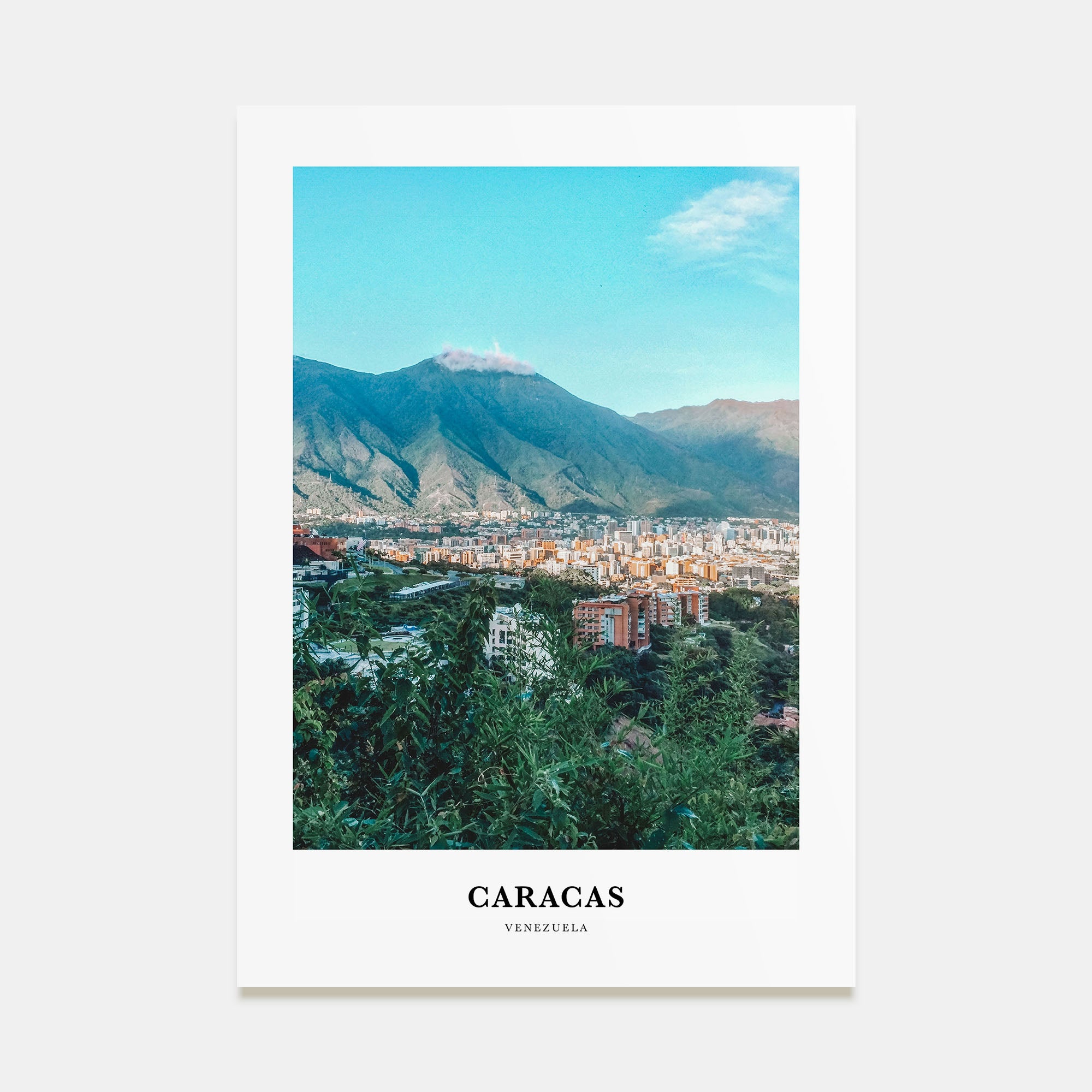 Caracas Portrait Color No 2 Poster