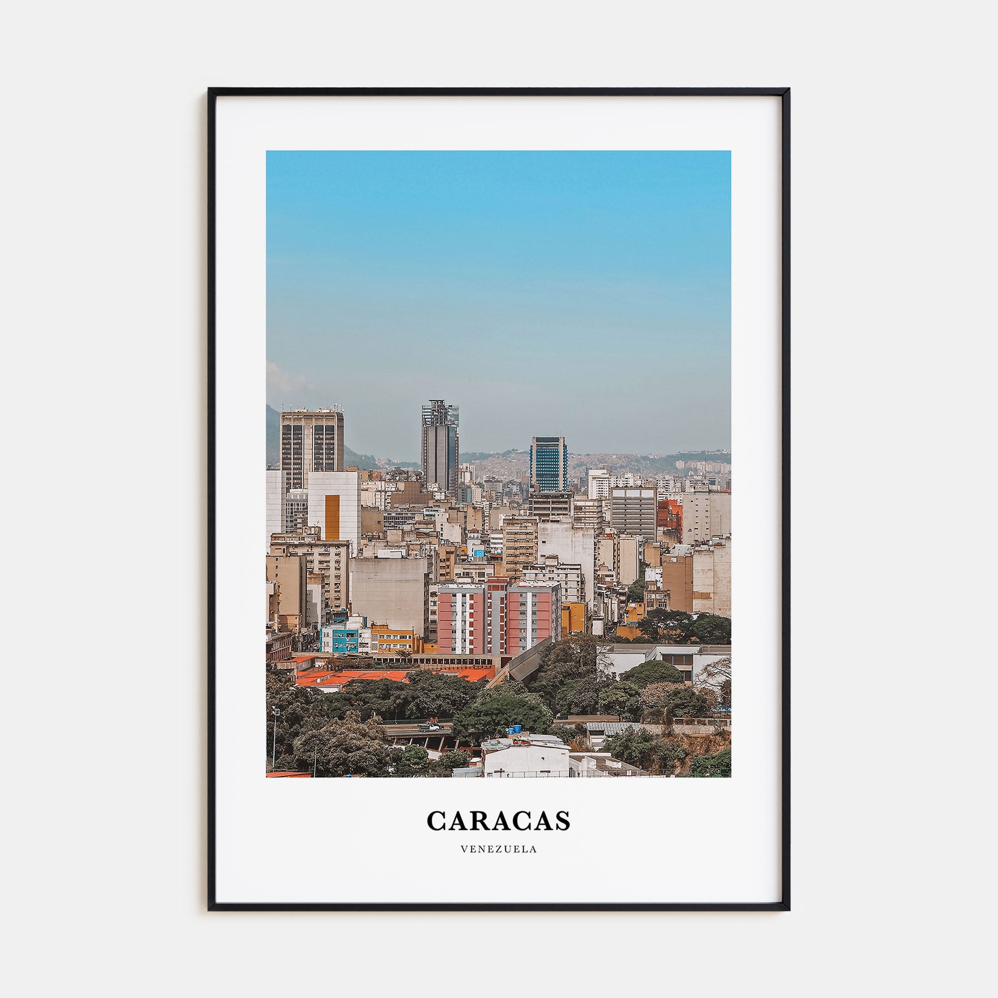 Caracas Portrait Color No 3 Poster