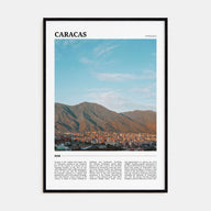 Caracas Travel Color No 1 Poster