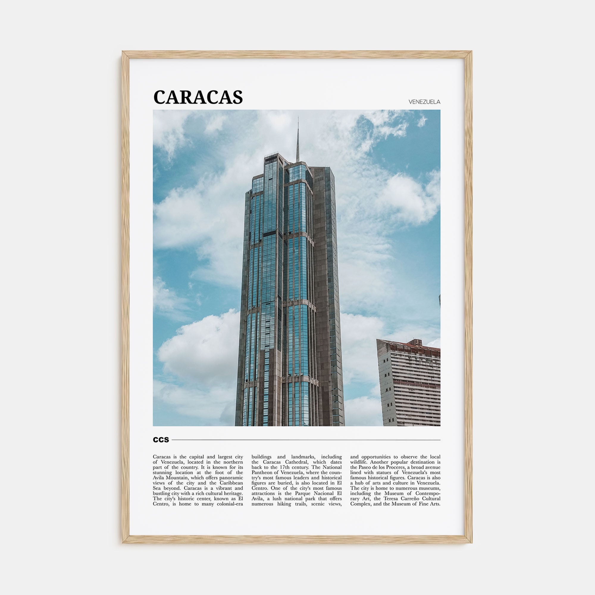 Caracas Travel Color No 4 Poster