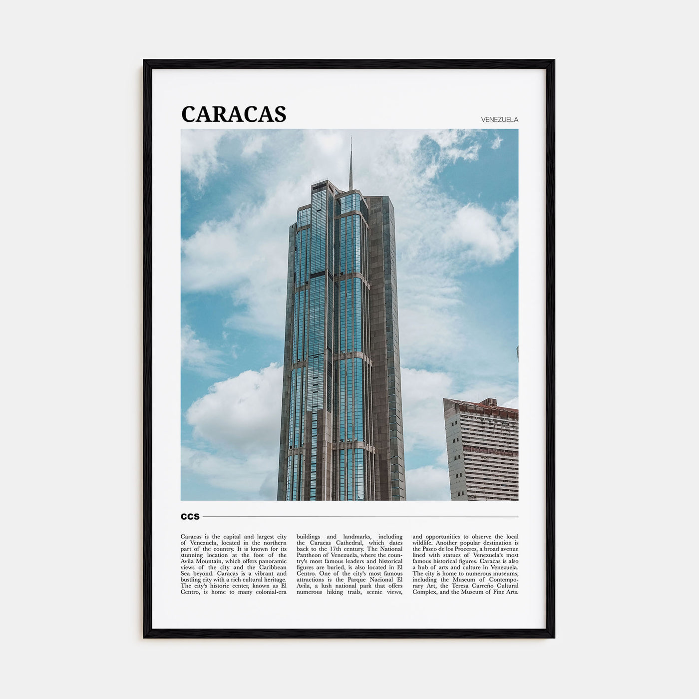 Caracas Travel Color No 4 Poster