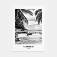 Caribbean Portrait B&W No 1 Poster
