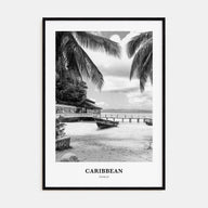 Caribbean Portrait B&W No 1 Poster