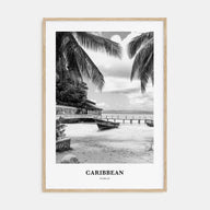 Caribbean Portrait B&W No 1 Poster