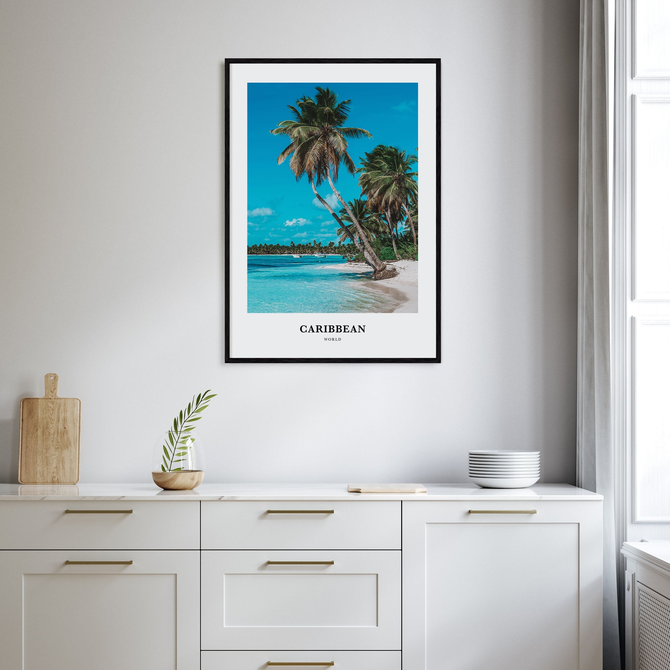 Caribbean Portrait Color No 1 Poster