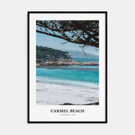 Carmel Beach Portrait Color Poster