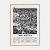 Carmel-by-the-Sea Travel B&W Poster