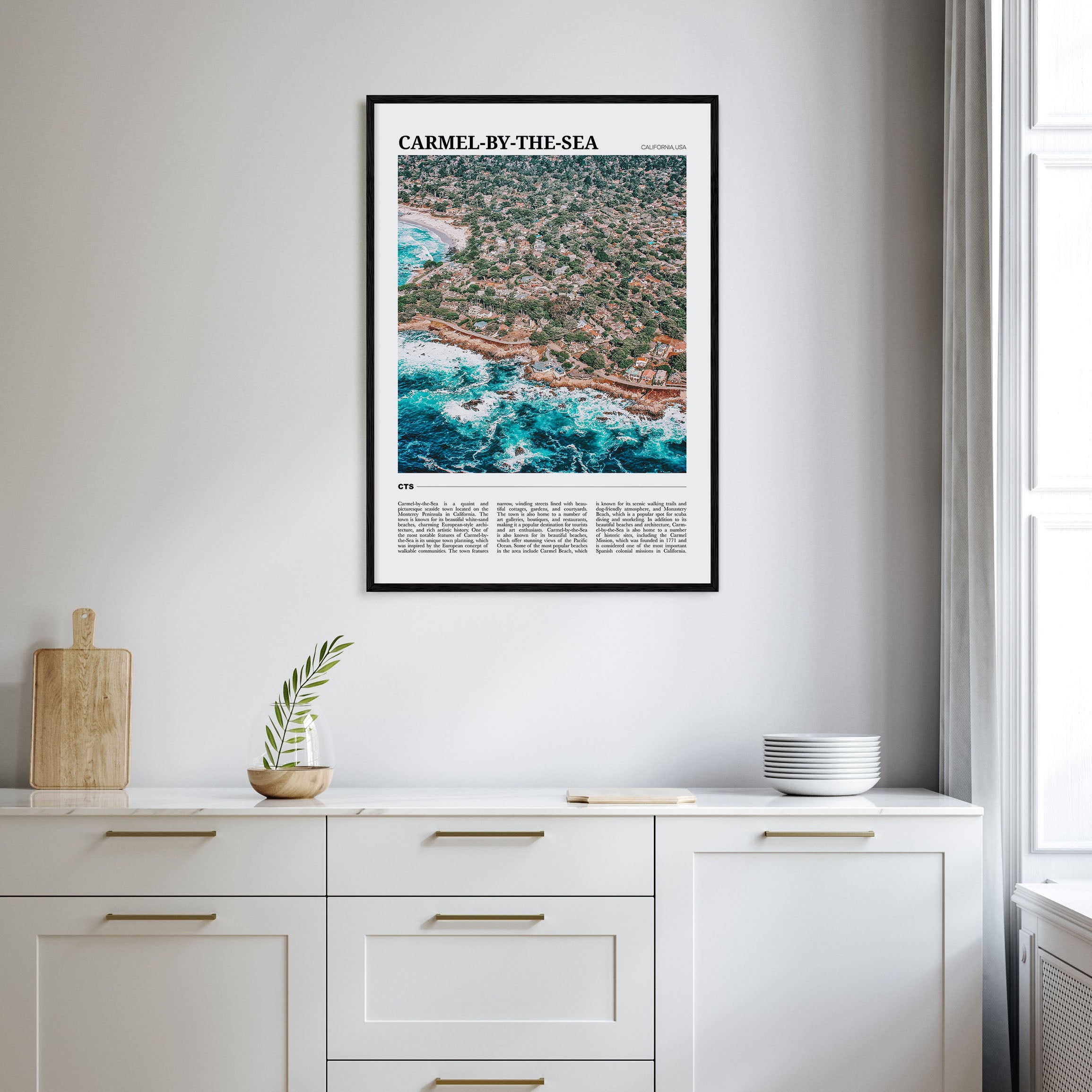 Carmel-by-the-Sea Travel Color Poster