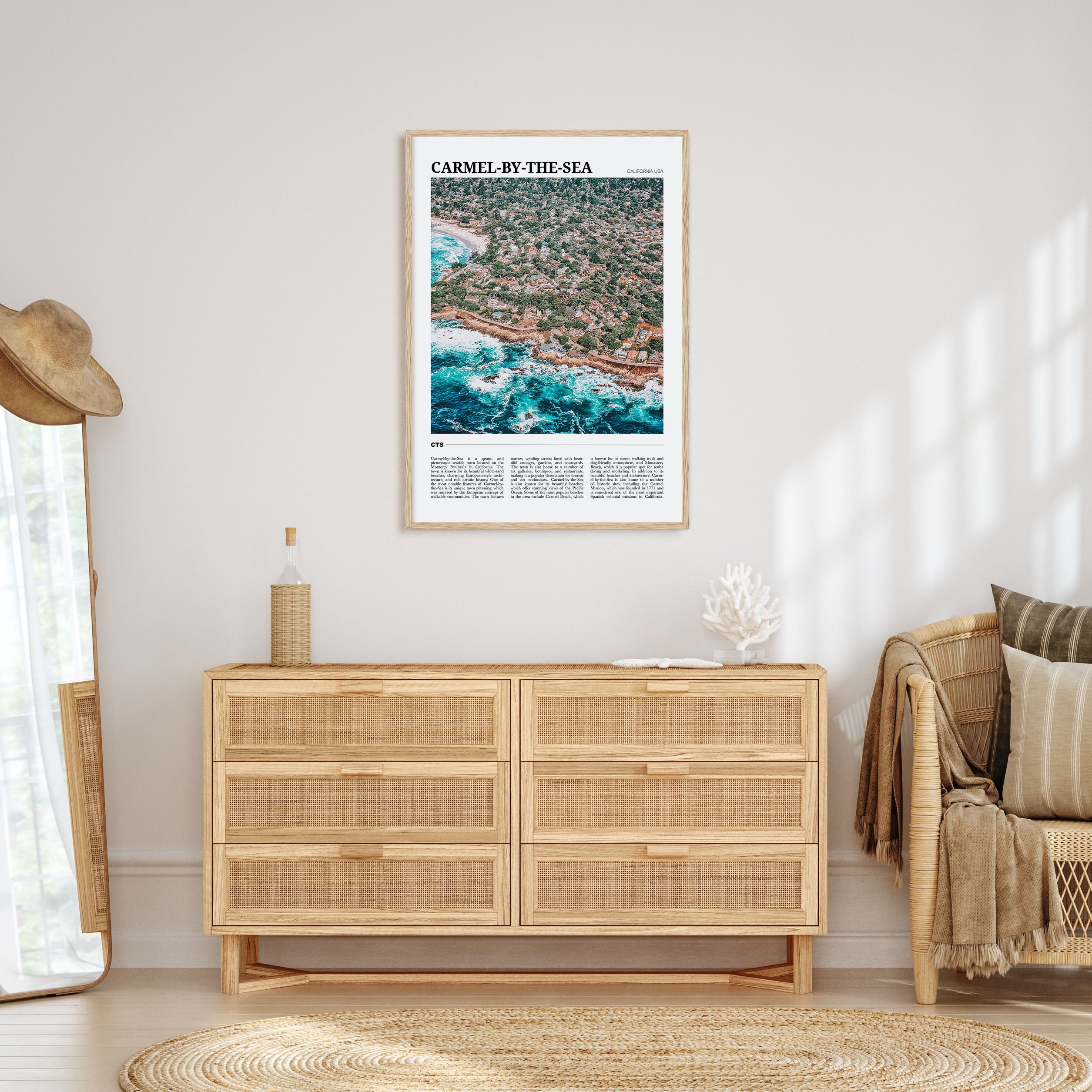 Carmel-by-the-Sea Travel Color Poster