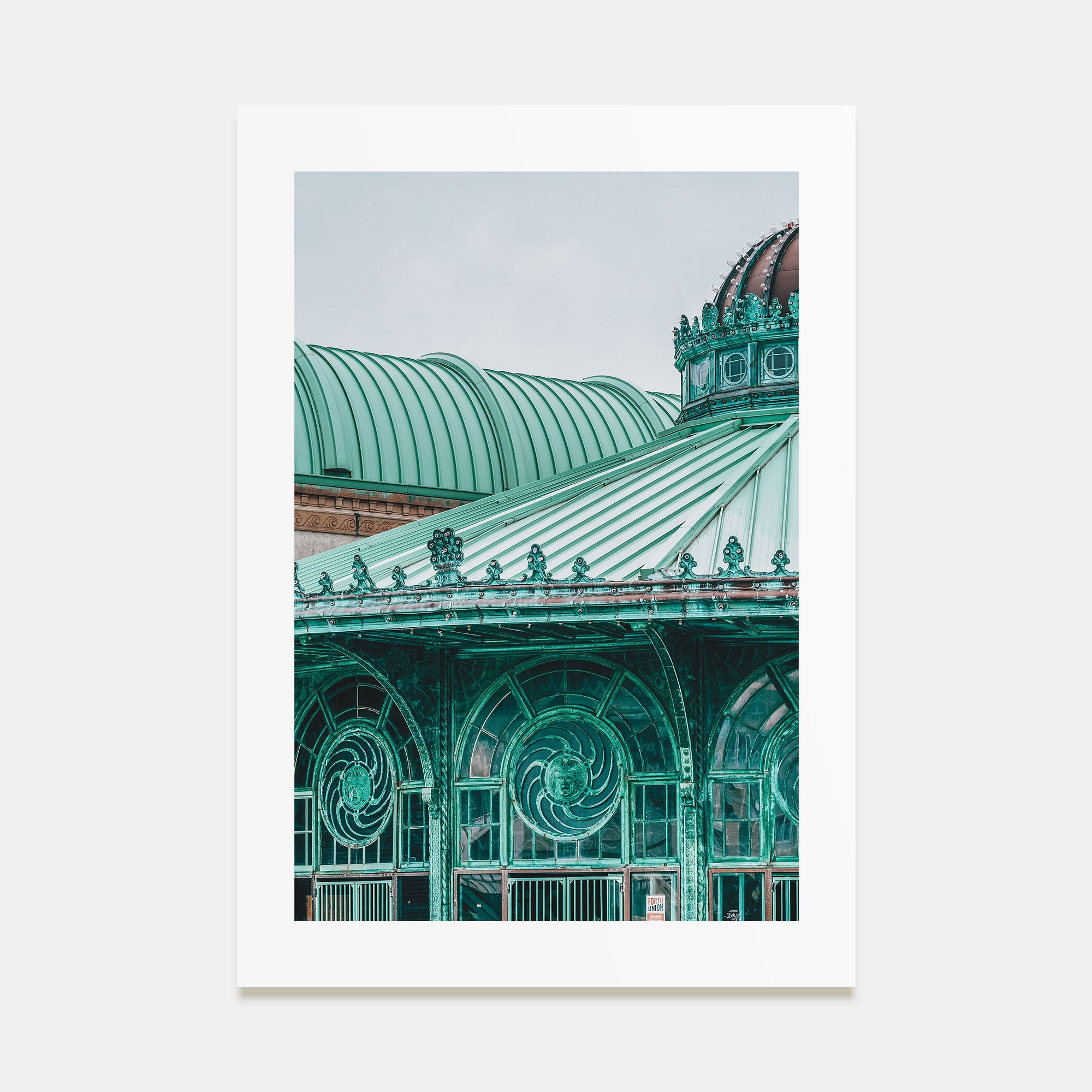 Carousel House Photo Color Poster