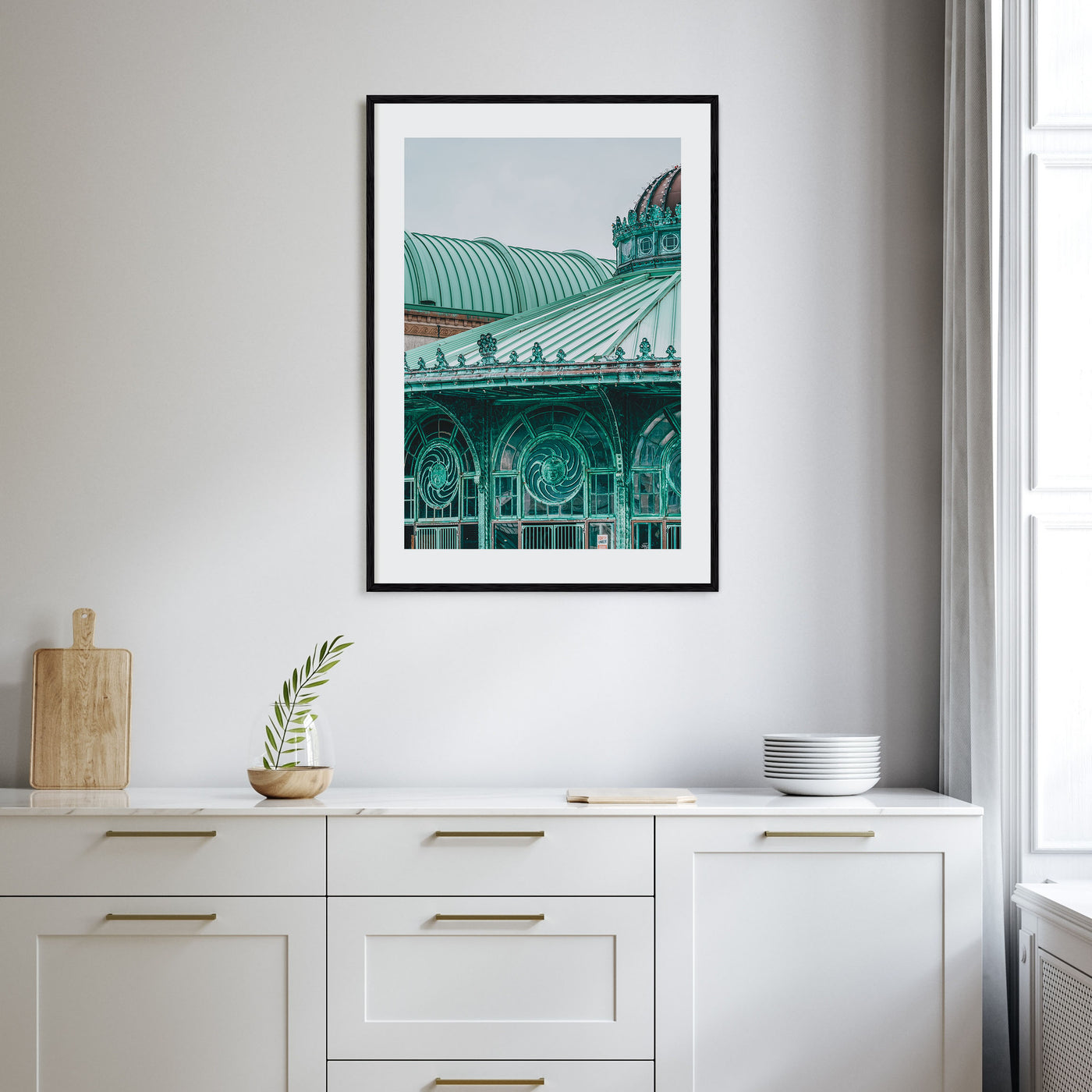 Carousel House Photo Color Poster