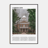 Carson City Travel Color Poster