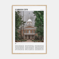 Carson City Travel Color Poster