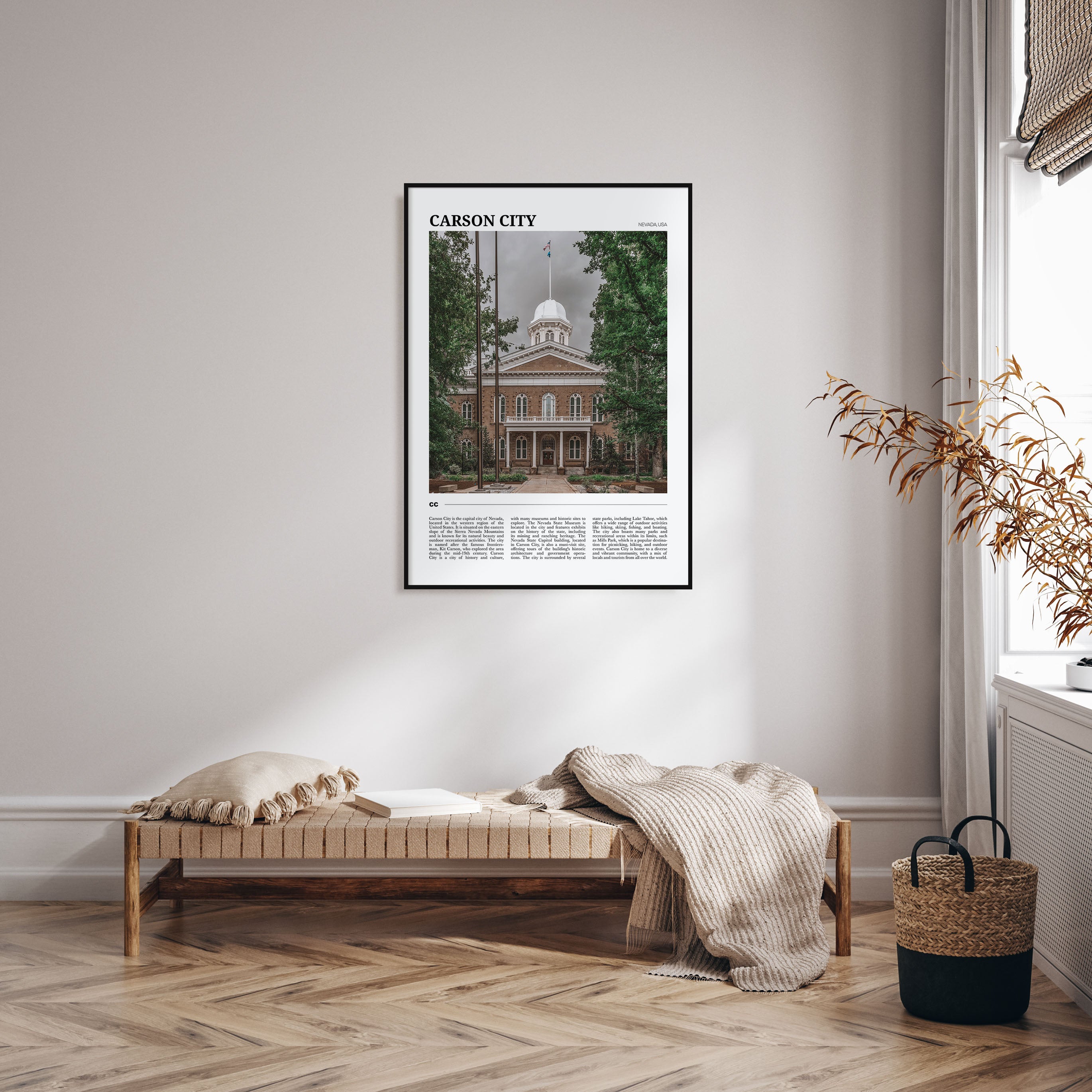 Carson City Travel Color Poster