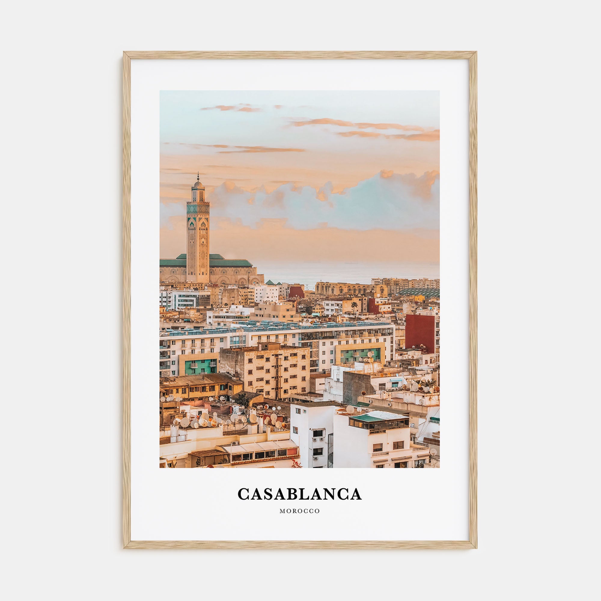 Casablanca Portrait Color Poster