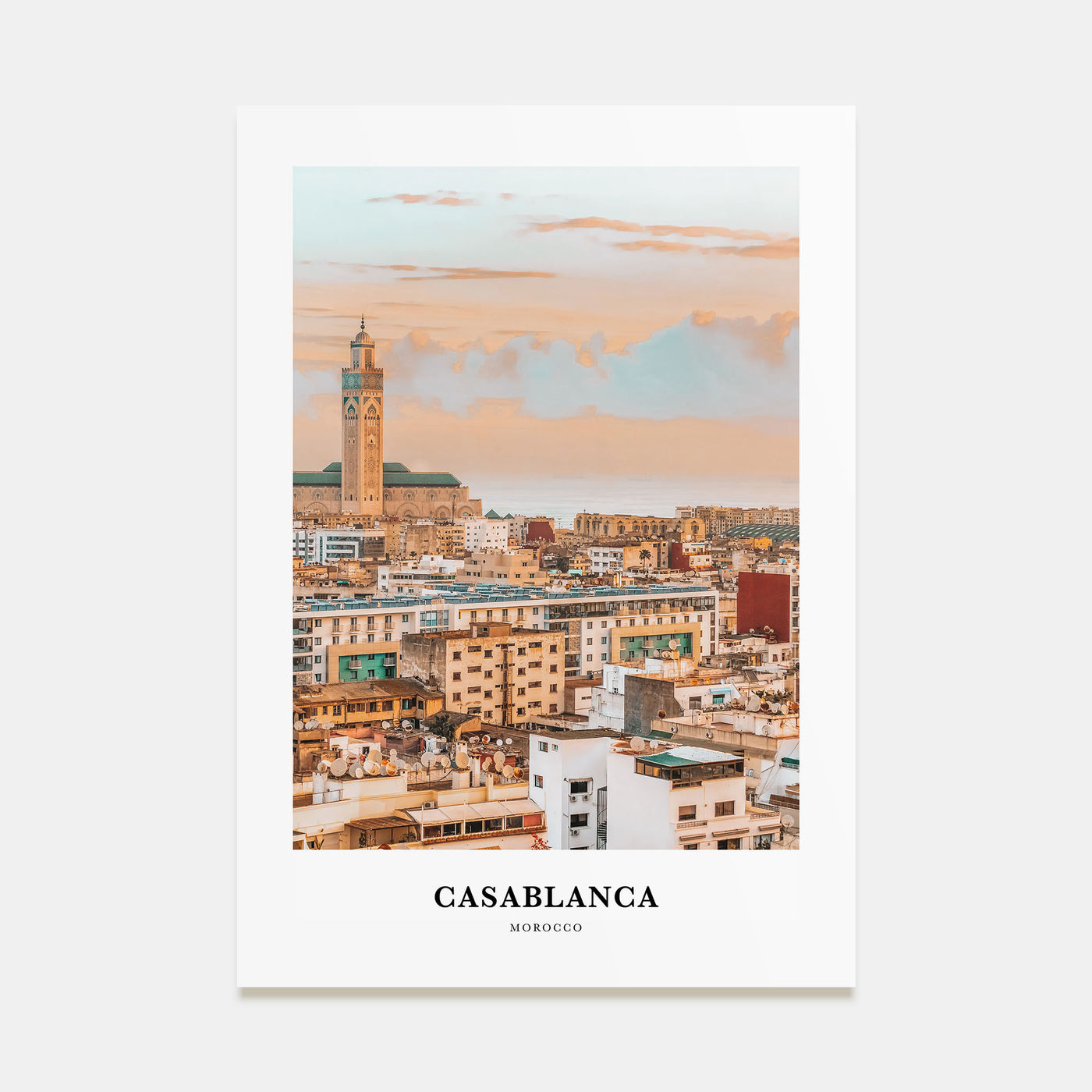 Casablanca Portrait Color Poster