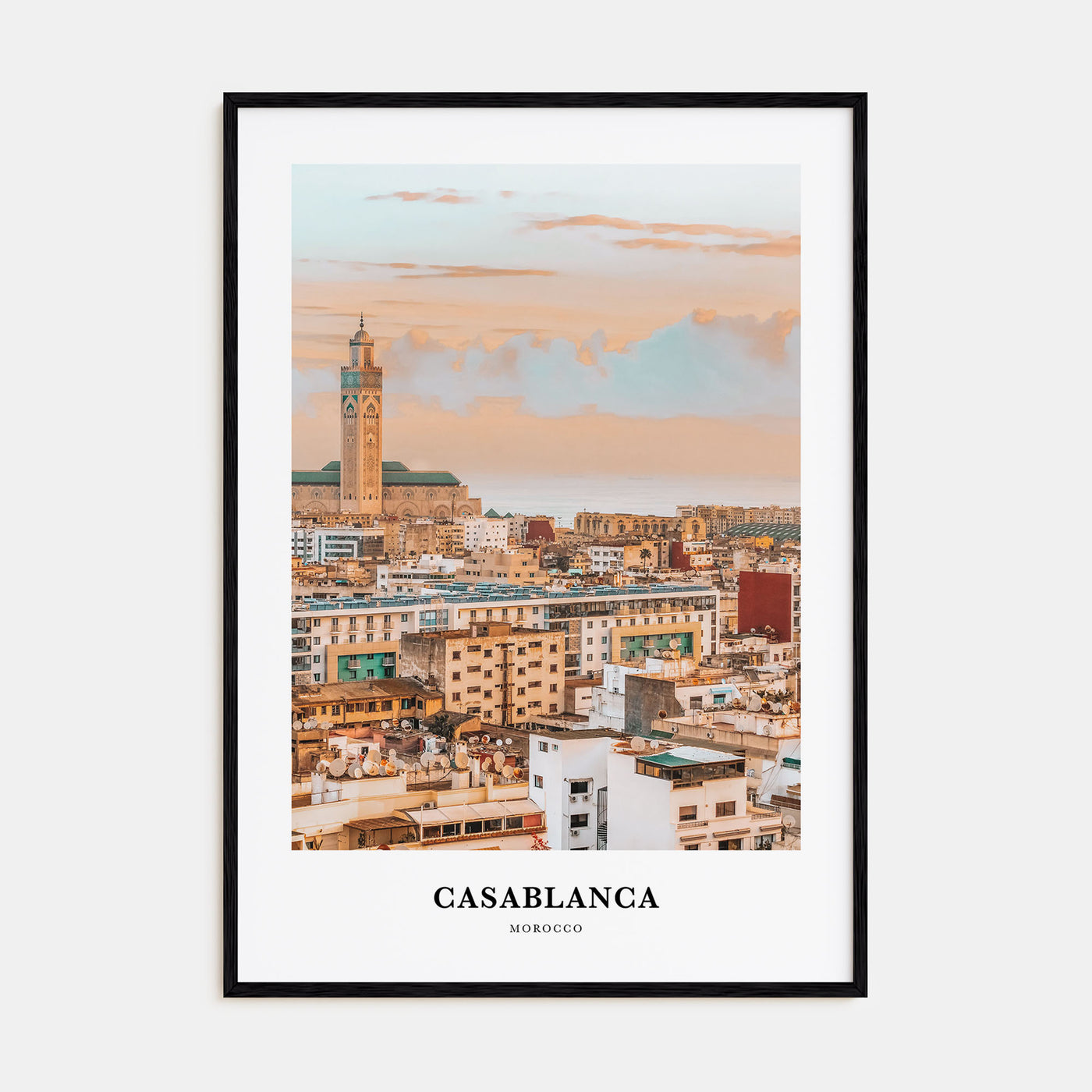 Casablanca Portrait Color Poster