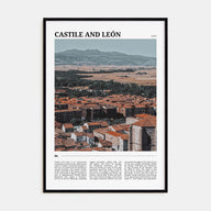 Castile and León Travel Color Poster