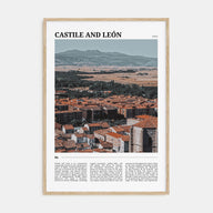 Castile and León Travel Color Poster