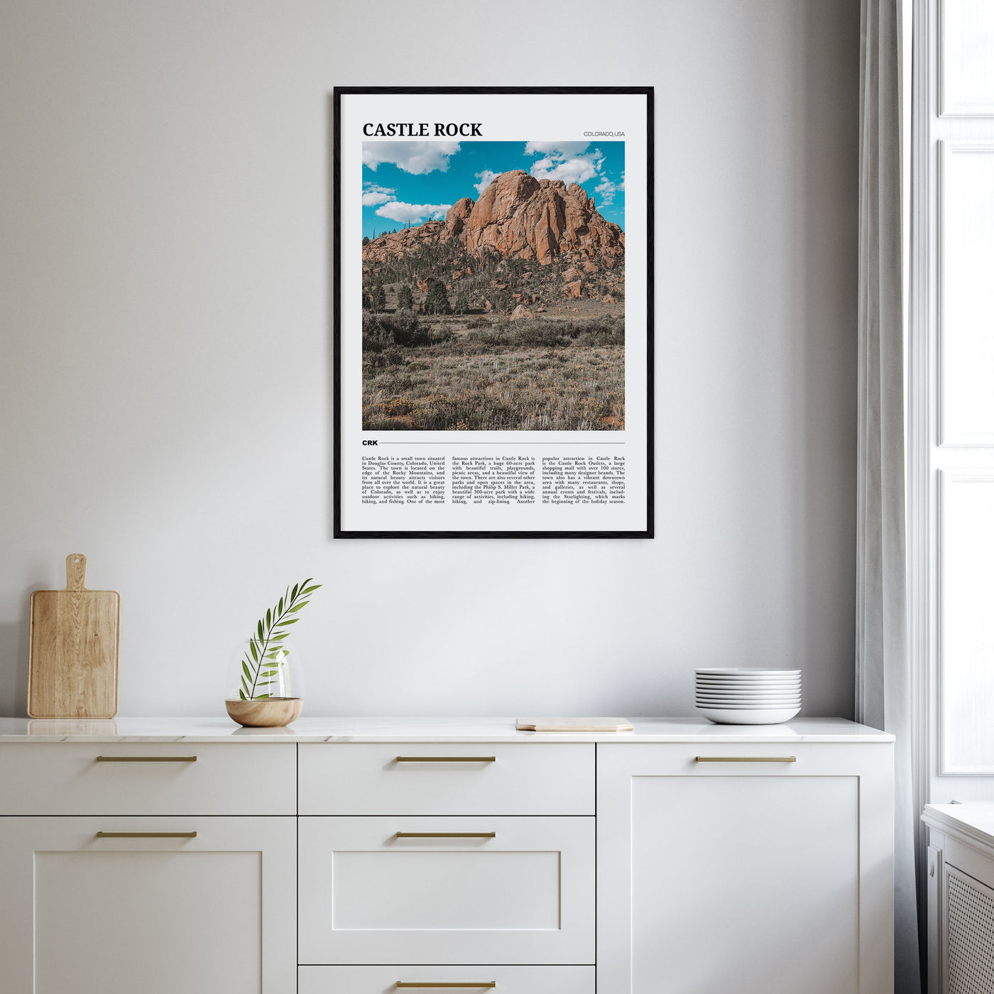 Castle Rock Travel Color Poster
