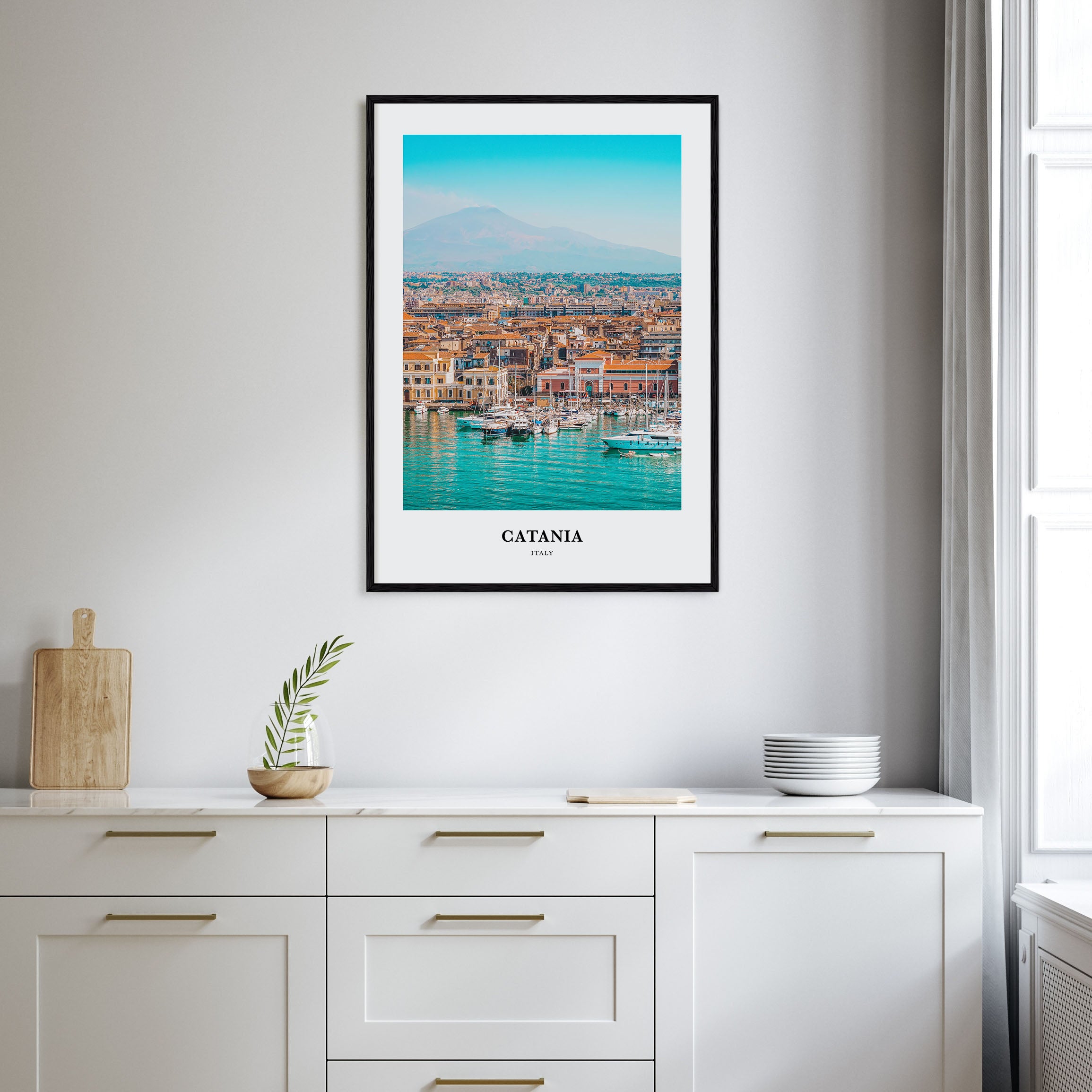 Catania Portrait Color Poster