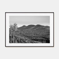 Catskill Mountains Landscape B&W Poster
