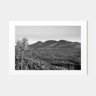 Catskill Mountains Landscape B&W Poster