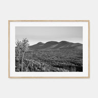 Catskill Mountains Landscape B&W Poster
