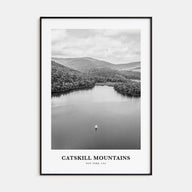 Catskill Mountains Portrait B&W No 2 Poster