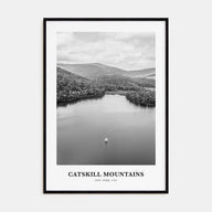 Catskill Mountains Portrait B&W No 2 Poster