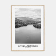 Catskill Mountains Portrait B&W No 2 Poster