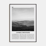 Catskill Mountains Travel B&W No 1 Poster