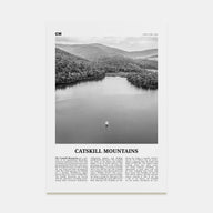 Catskill Mountains Travel B&W No 2 Poster