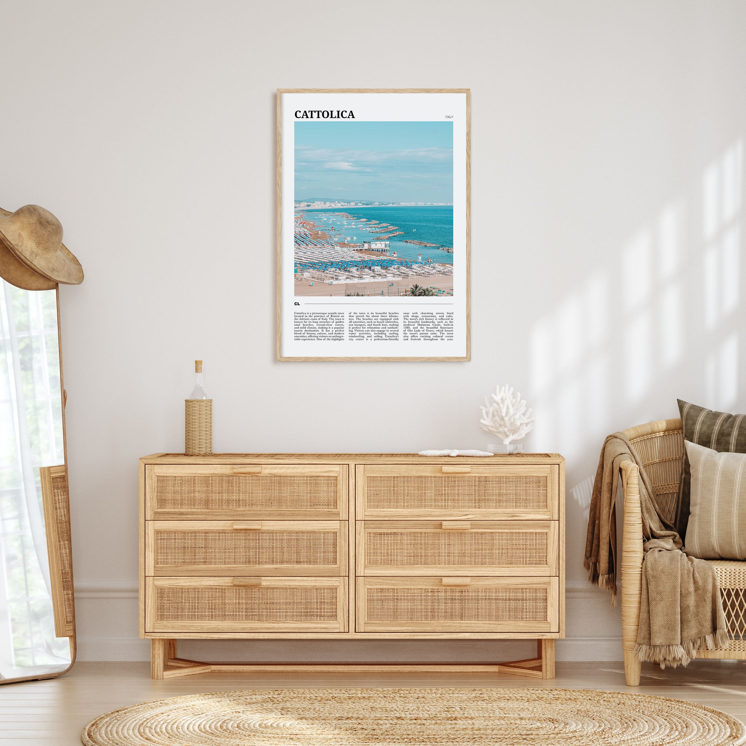 Cattolica Travel Color Poster