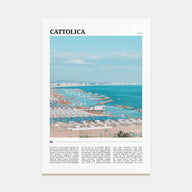 Cattolica Travel Color Poster
