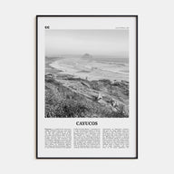 Cayucos Travel B&W Poster