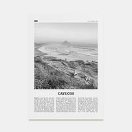 Cayucos Travel B&W Poster
